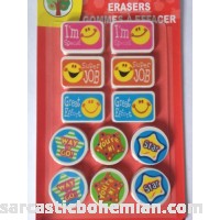 Student Encouragement Erasers Pack of 12 Erasers ~ Way to Go! B00BXWLKGM